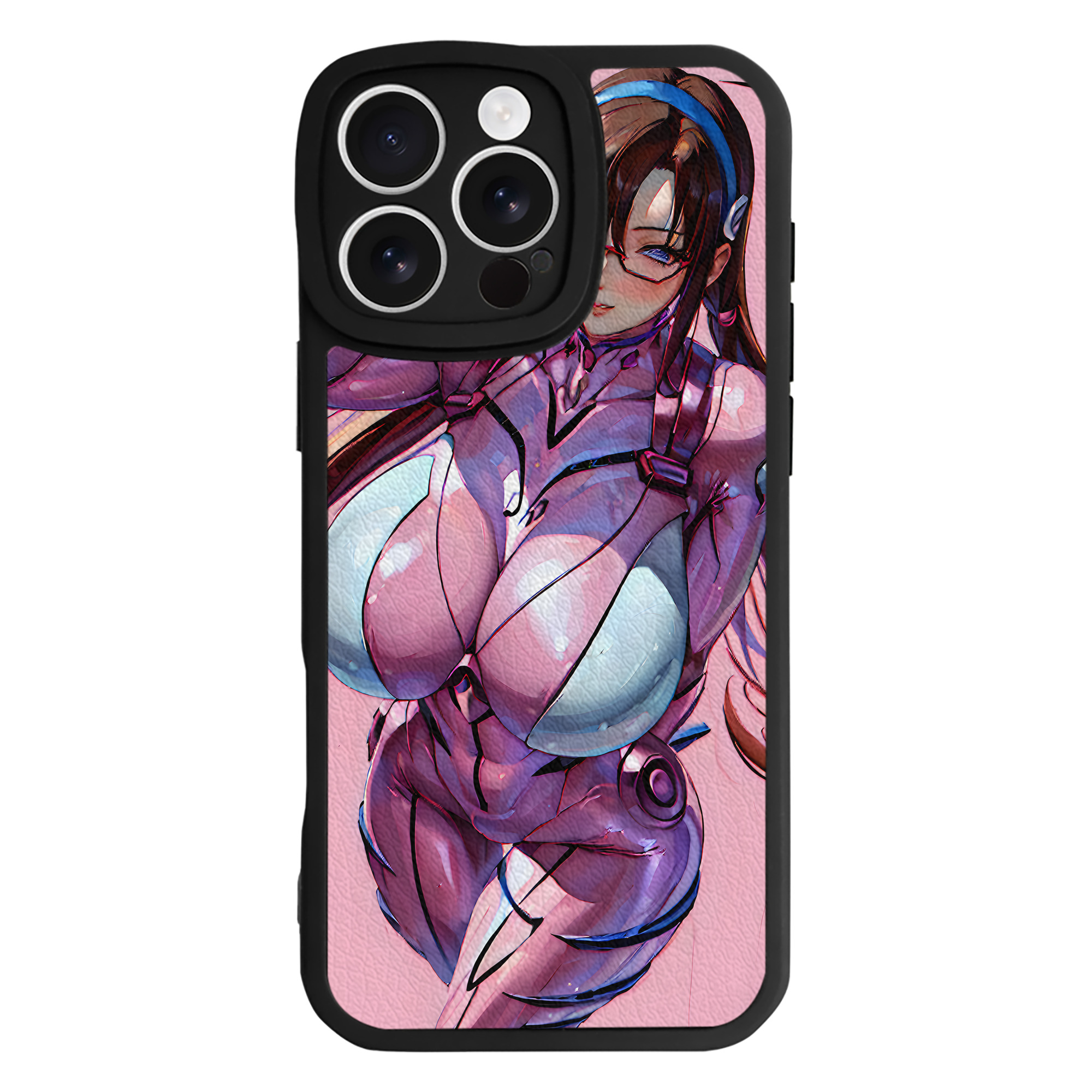 （画像用） EVA 新世紀エヴァンゲリオン 【iPhone 16シリーズ対応】シリコンスマホケース（レザー調） 材質：シリコン